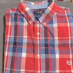 Chaps short sleeve button down shirt